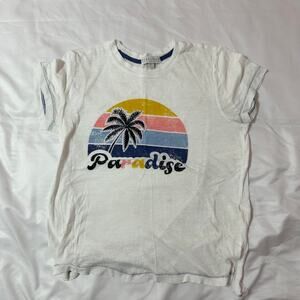 Pj salvage white graphic tee